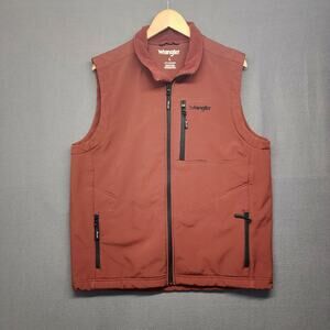Wrangler Vest Mens Large Full Zip Performance Stretch Outdoor